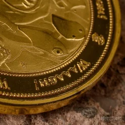 Warhammer 40,000 Ork Collectible Coin -Wigs for Fancy Dress Sales Shop warhammer ork goldcoin 10