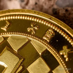 Warhammer 40,000 Ork Collectible Coin -Wigs for Fancy Dress Sales Shop warhammer ork goldcoin 13