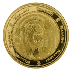 Warhammer 40,000 Ork Collectible Coin -Wigs for Fancy Dress Sales Shop warhammer ork goldcoin 3