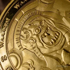 Warhammer 40,000 Ork Collectible Coin -Wigs for Fancy Dress Sales Shop warhammer ork goldcoin 9