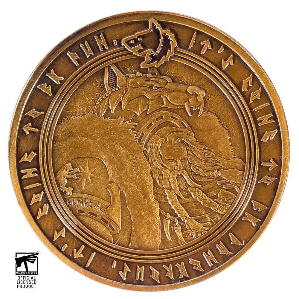 Warhammer 40,000 Space Wolves Collectible Coin 4 Warhammer 40,000 Space Wolves Collectible Coin - Image 2
