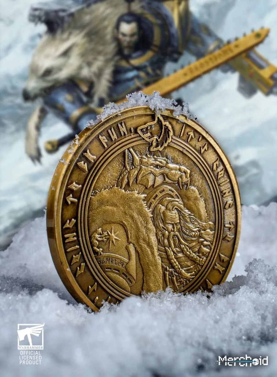 Warhammer 40,000 Space Wolves Collectible Coin 6 Warhammer 40,000 Space Wolves Collectible Coin - Image 4