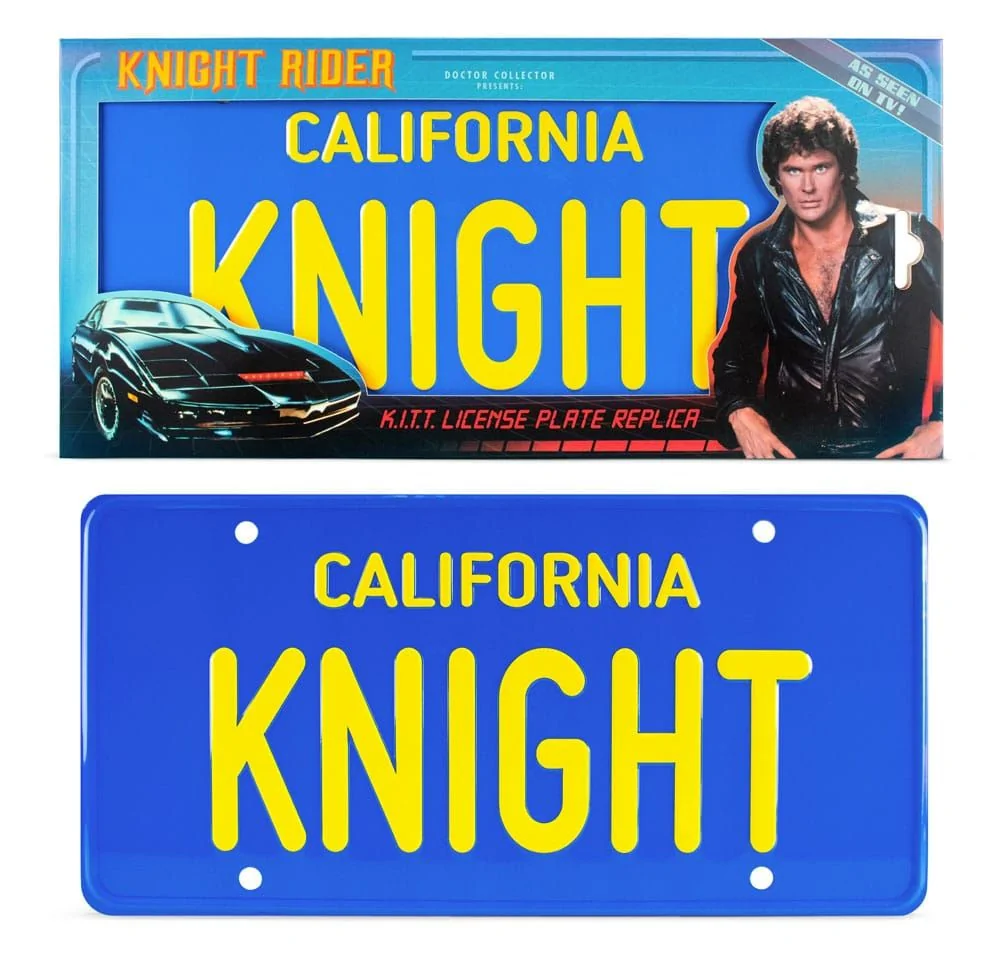 Knight Rider K.I.T.T. License Plate Replica 3 Knight Rider K.I.T.T. License Plate Replica
