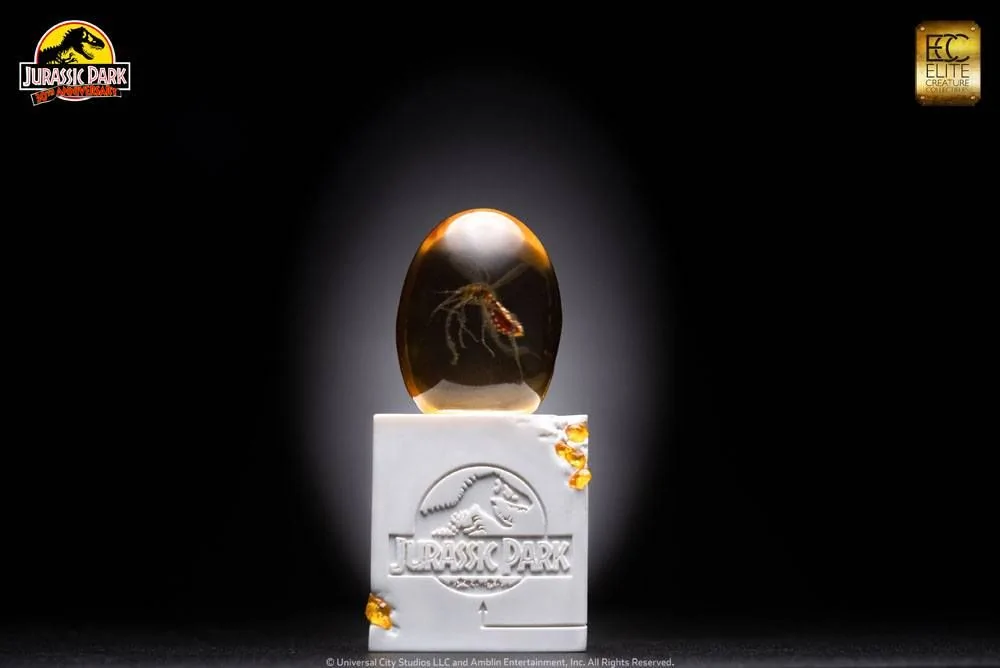 JURASSIC PARK Elephant Mosquito In Amber Statue 14 JURASSIC PARK Elephant Mosquito In Amber Statue - Image 12