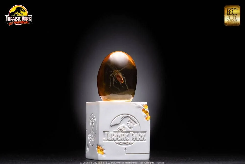 JURASSIC PARK Elephant Mosquito In Amber Statue 13 JURASSIC PARK Elephant Mosquito In Amber Statue - Image 11