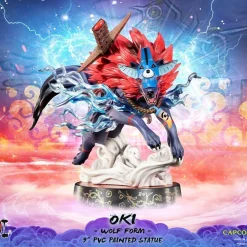 Okami F4F Oki (Wolf Form) 9 Inch PVC Figure 29 Okami F4F Oki (Wolf Form) 9 Inch PVC Figure -Wigs for Fancy Dress Sales Shop x f4fokaowst e