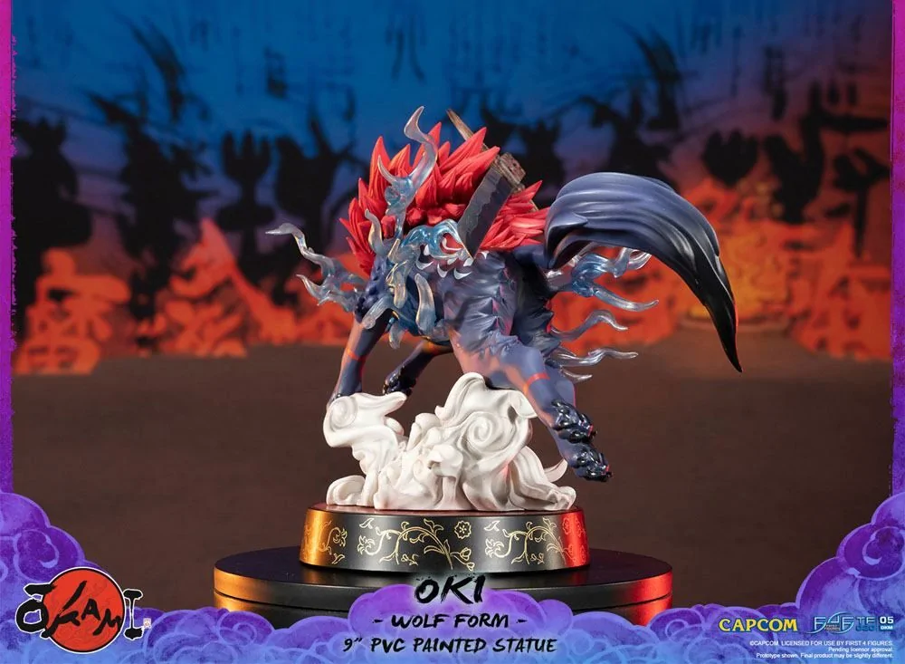 Okami F4F Oki (Wolf Form) 9 Inch PVC Figure 15 Okami F4F Oki (Wolf Form) 9 Inch PVC Figure - Image 13