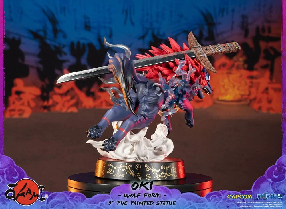 Okami F4F Oki (Wolf Form) 9 Inch PVC Figure 16 Okami F4F Oki (Wolf Form) 9 Inch PVC Figure - Image 14