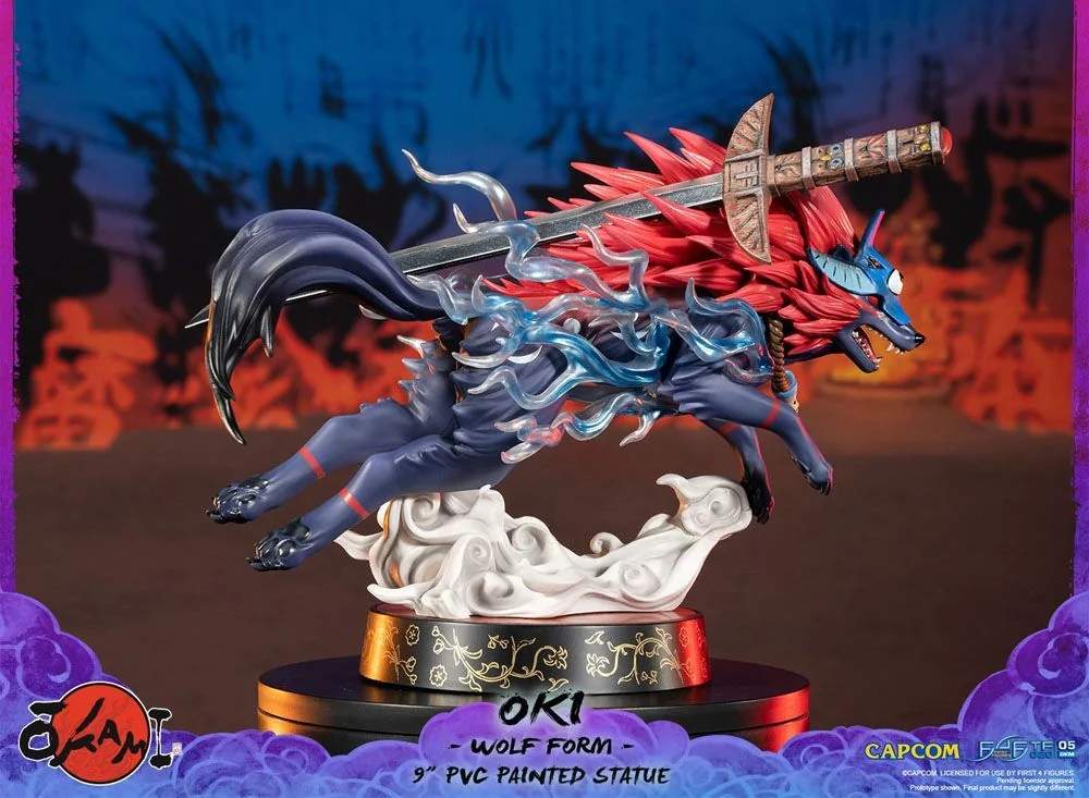 Okami F4F Oki (Wolf Form) 9 Inch PVC Figure 17 Okami F4F Oki (Wolf Form) 9 Inch PVC Figure - Image 15