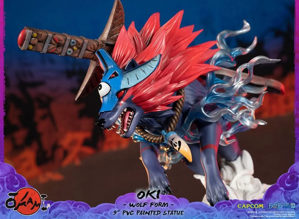 Okami F4F Oki (Wolf Form) 9 Inch PVC Figure 20 Okami F4F Oki (Wolf Form) 9 Inch PVC Figure - Image 18