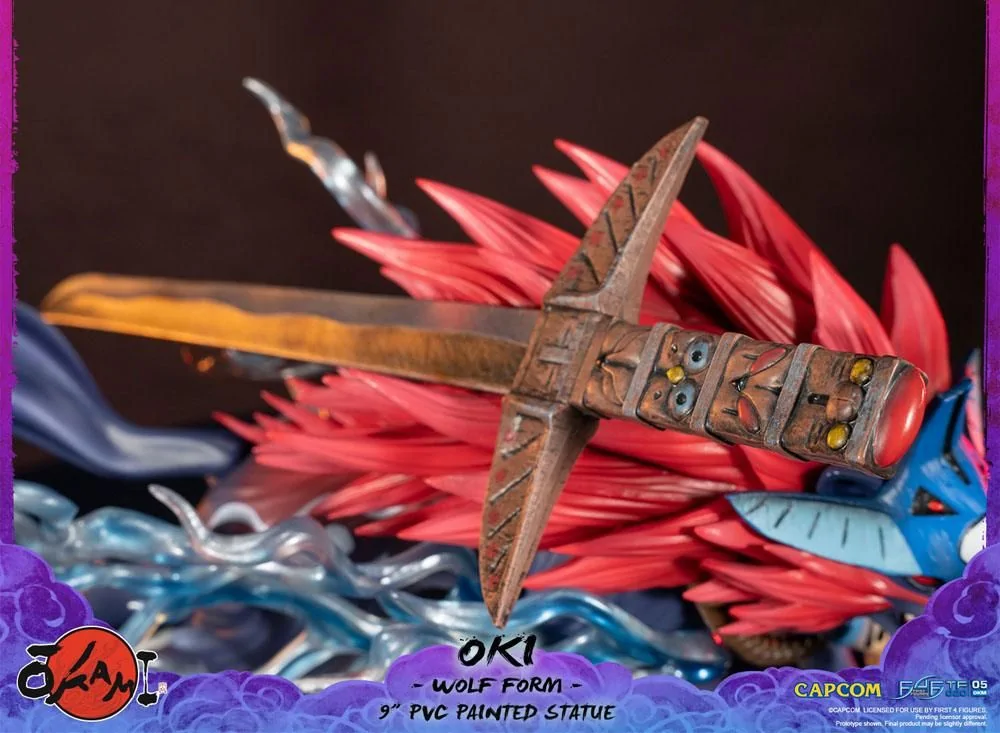 Okami F4F Oki (Wolf Form) 9 Inch PVC Figure 22 Okami F4F Oki (Wolf Form) 9 Inch PVC Figure - Image 20