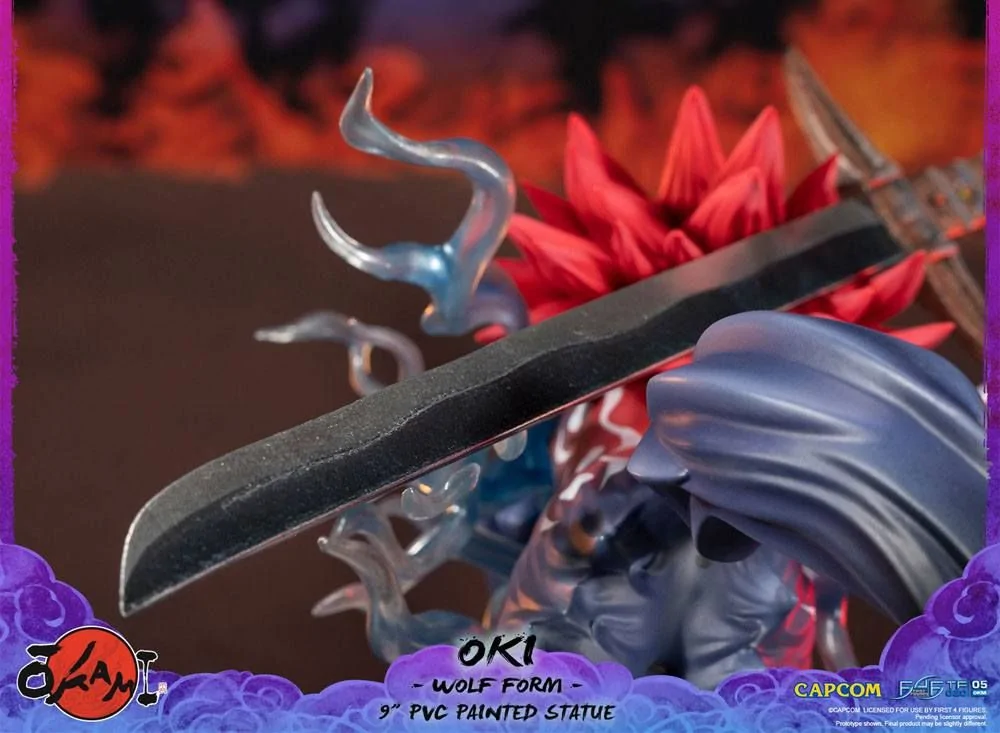 Okami F4F Oki (Wolf Form) 9 Inch PVC Figure 23 Okami F4F Oki (Wolf Form) 9 Inch PVC Figure - Image 21