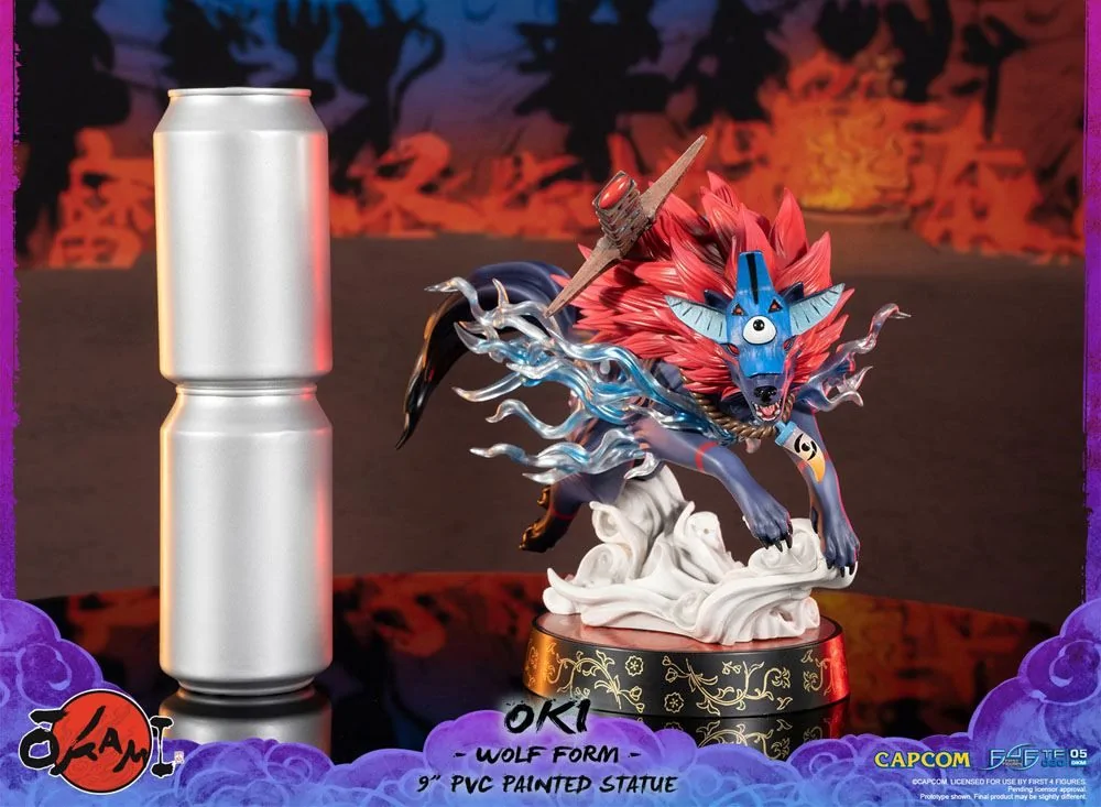 Okami F4F Oki (Wolf Form) 9 Inch PVC Figure 24 Okami F4F Oki (Wolf Form) 9 Inch PVC Figure - Image 22
