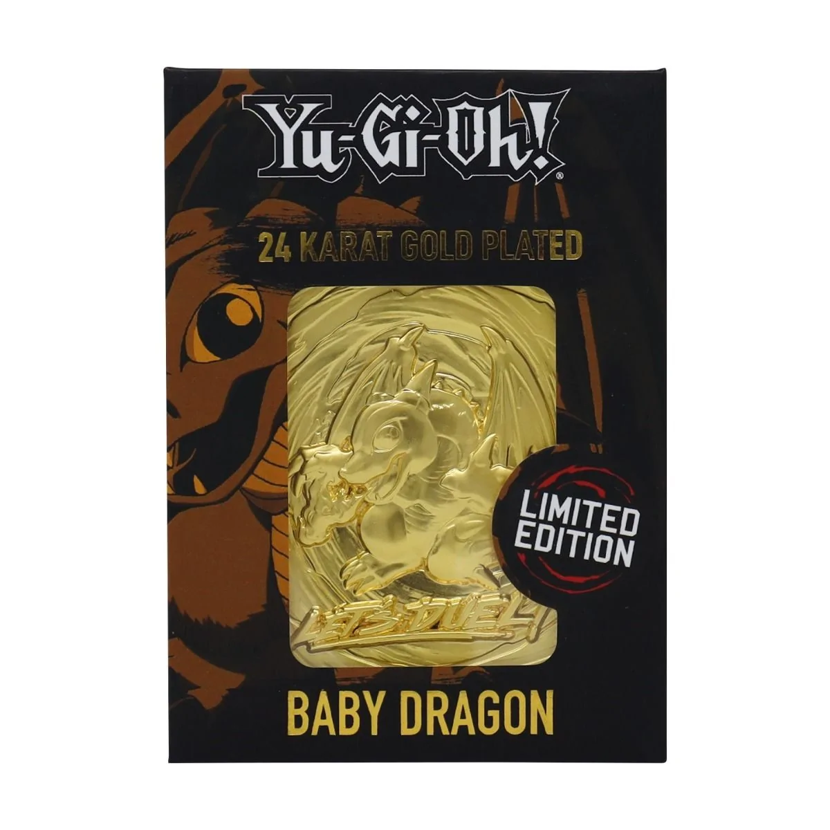 Yu-Gi-Oh Baby Dragon Limited Edition 24K Gold Plated Metal Card 3 Yu-Gi-Oh Baby Dragon Limited Edition 24K Gold Plated Metal Card