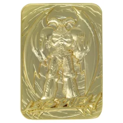 Yu-Gi-Oh Summoned Skull Limited Edition 24K Gold Plated Metal Card -Wigs for Fancy Dress Sales Shop ygo 31g front