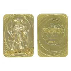 Yu-Gi-Oh Summoned Skull Limited Edition 24K Gold Plated Metal Card -Wigs for Fancy Dress Sales Shop ygo 31g front back