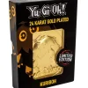 Yu-Gi-Oh Kuriboh Limited Edition 24K Gold Plated Metal Card -Wigs for Fancy Dress Sales Shop yugioh kuriboh limited gold card 1